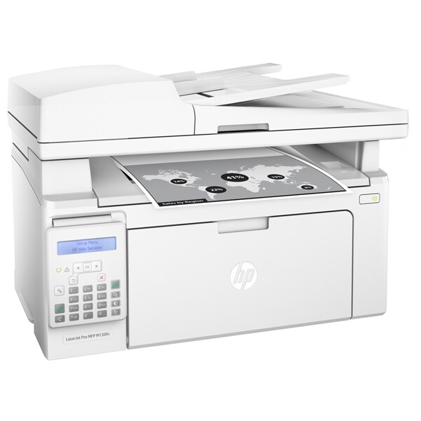 Multifunctional laser monocrom HP LaserJet Pro MFP M130fn, A4, USB, Retea