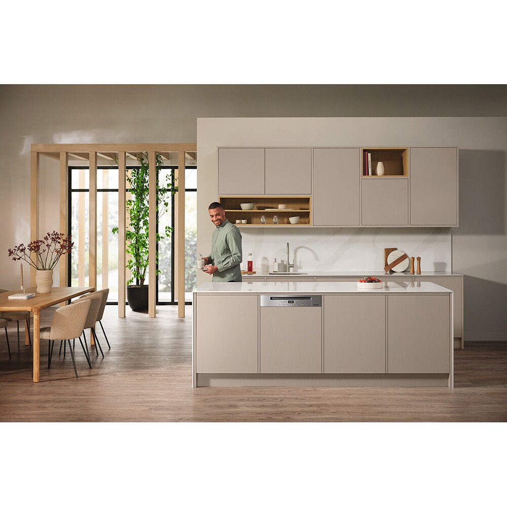 Masina de spalat vase semi-incorporabila MIELE G 5811 SCi ED Active Plus, 14 seturi, 5 programe, Clasa A, panou comanda inox