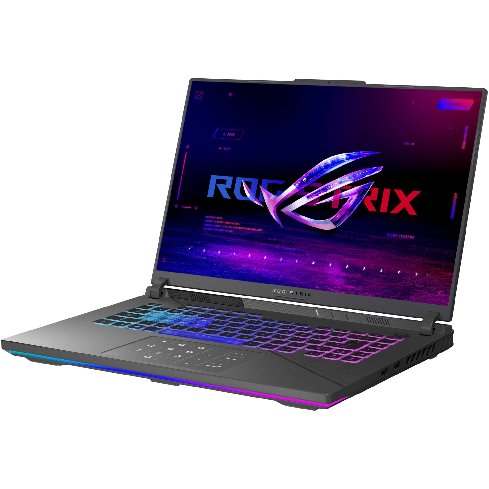 Laptop Gaming ASUS ROG Strix G16 G614JIR-N4073X, Intel Core i9-14900HX pana la 5.8GHz, 16" WQXGA, 16GB, SSD 1TB, NVIDIA GeForce RTX 4070 8GB, Windows 11 Pro, Volt Green