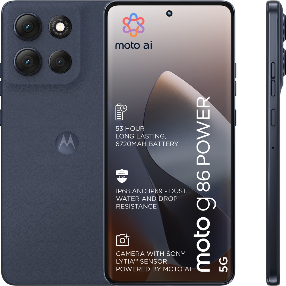 Telefon MOTOROLA G86 Power, 256GB, 12GB RAM, Dual SIM, Spellbound