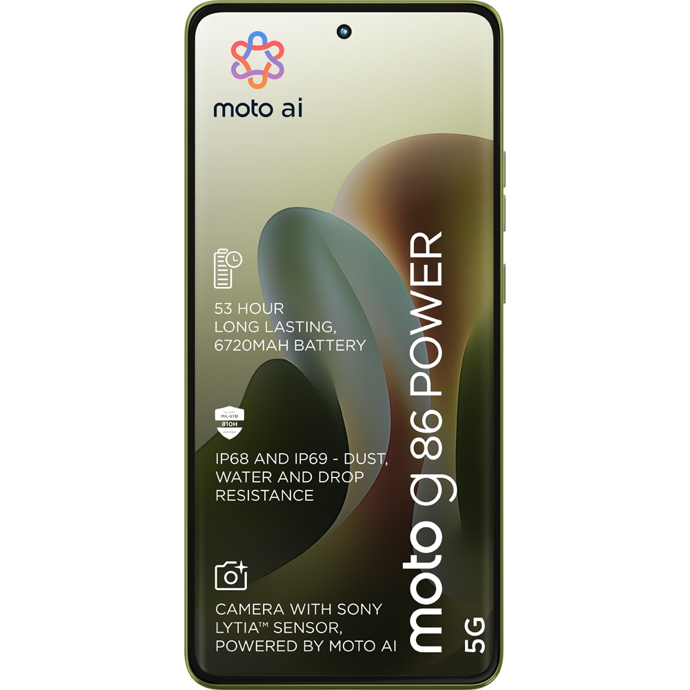 Telefon MOTOROLA G86 Power, 256GB, 12GB RAM, Dual SIM, Golden Cypress