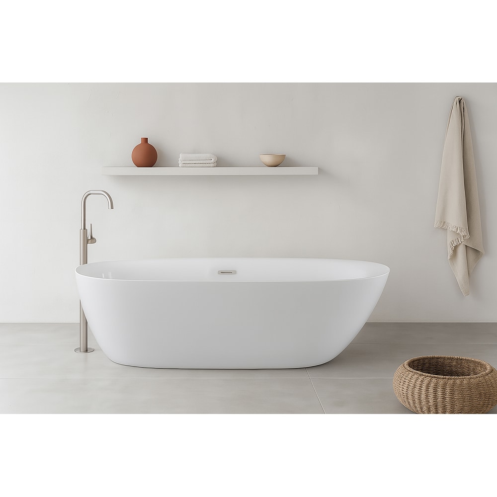 Cada baie freestanding SANOTECHNIK Sydney G9031, acril, 170 x 75 x 60 cm, alb