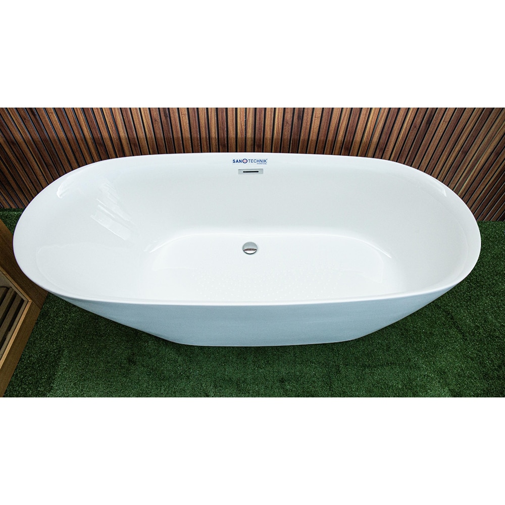 Cada baie freestanding SANOTECHNIK Sydney G9031, acril, 170 x 75 x 60 cm, alb