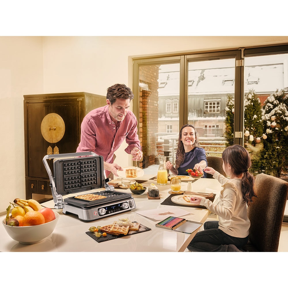 Gratar electric BRAUN MultiGrill 9 Pro CG9167, 2200W, argintiu-negru