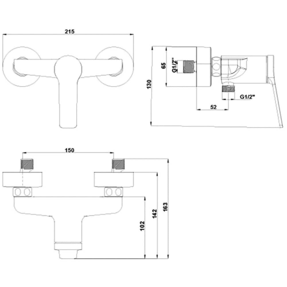 Baterie dus GALA Gadea 3988500, metal, argintiu