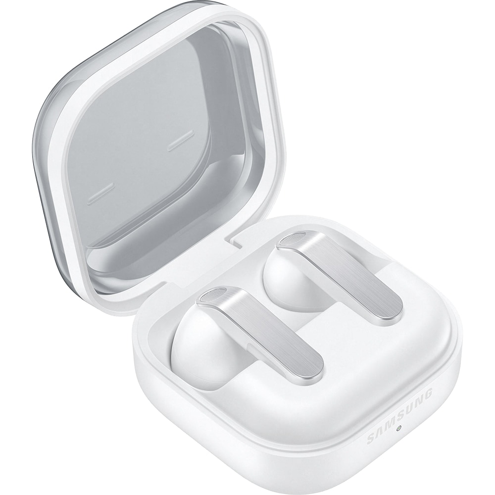 Casti SAMSUNG Galaxy Buds4, True Wireless, Bluetooth, In-Ear, Microfon, Noise Cancelling, Carcasa incarcare wireless, alb