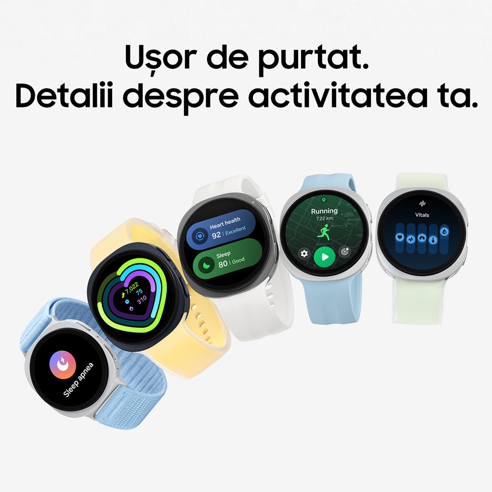 Smartwatch SAMSUNG Galaxy Watch9, 44mm, LTE, Wi-Fi, Android, Silver