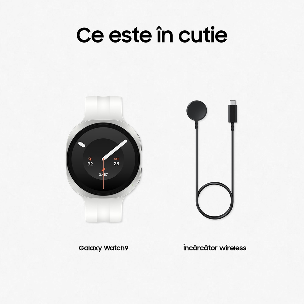 Smartwatch SAMSUNG Galaxy Watch9, 40mm, Wi-Fi, Android, Cream