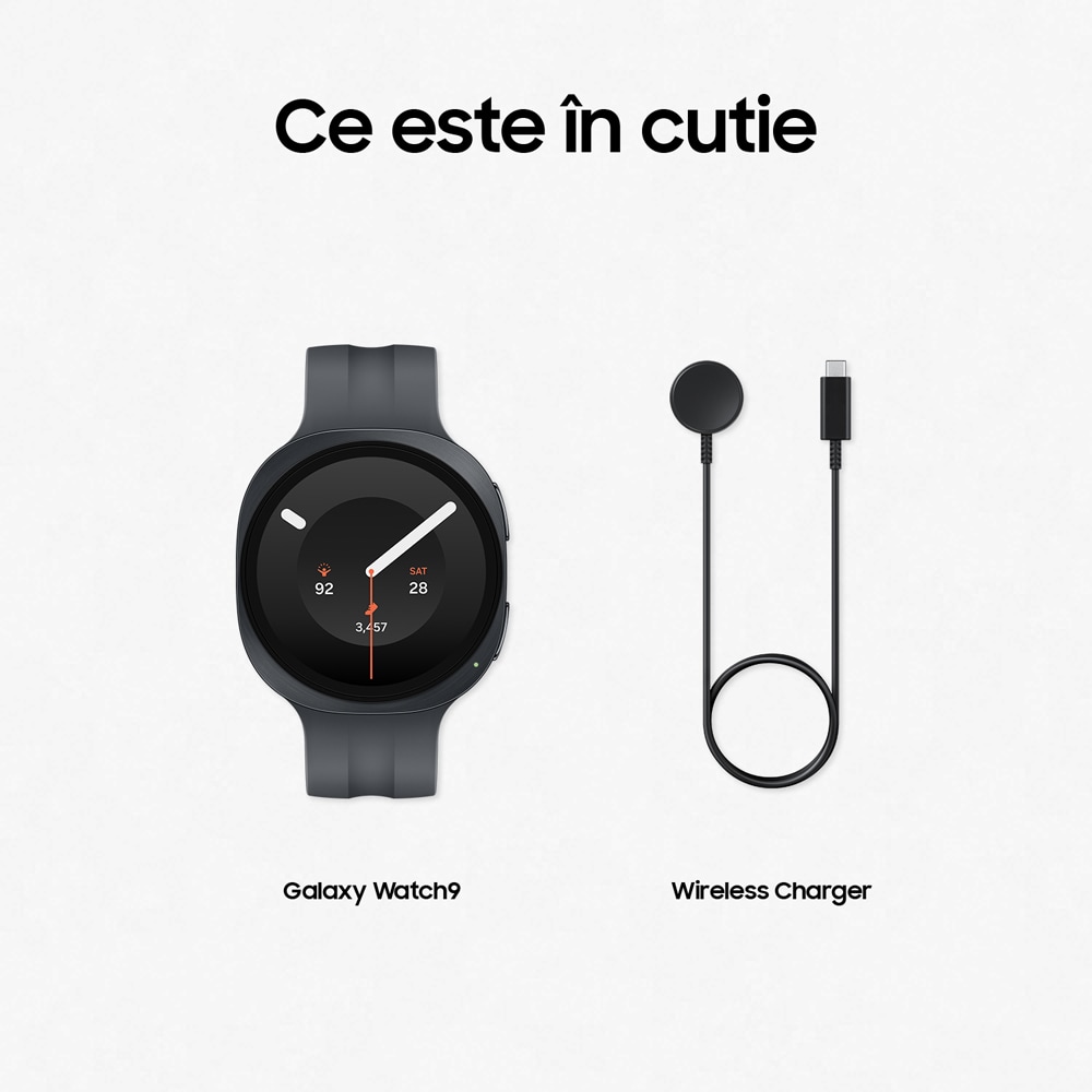 Smartwatch SAMSUNG Galaxy Watch9, 40mm, Wi-Fi, Android, Graphite