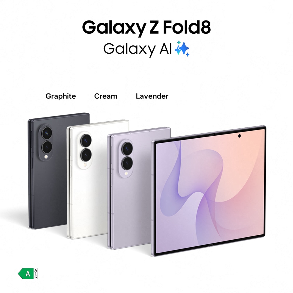 Telefon SAMSUNG Galaxy Z Fold8 5G, 512GB, 12GB RAM, Dual SIM, Lavender