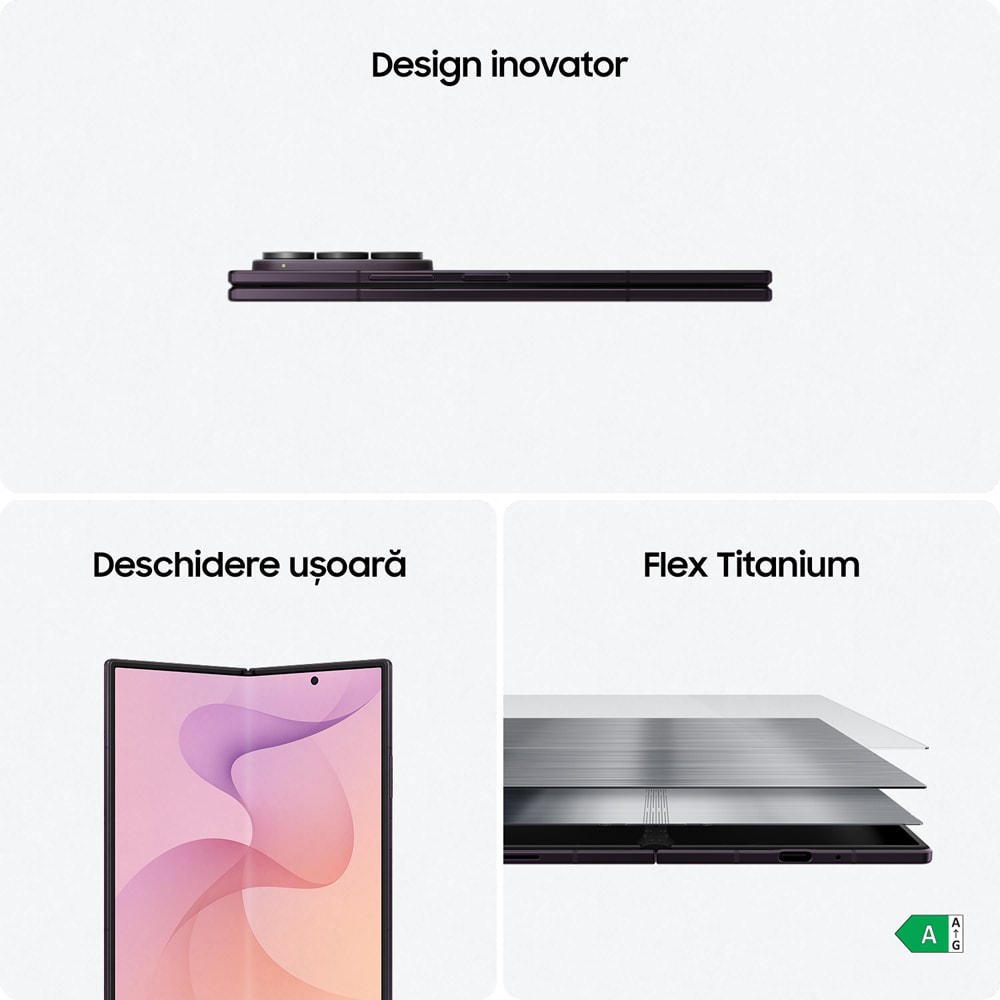 Telefon SAMSUNG Galaxy Z Fold8 Ultra 5G, 256GB, 12GB RAM, Dual SIM, Graphite