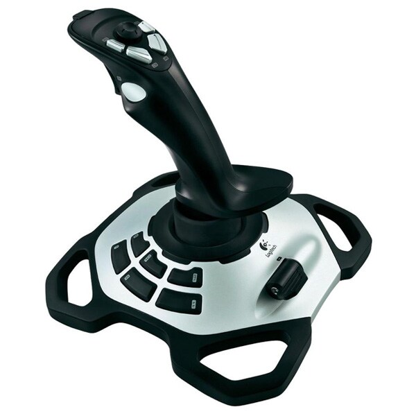 Joystick PC Logitech Extreme 3D Pro, 12 butoane, USB, negru