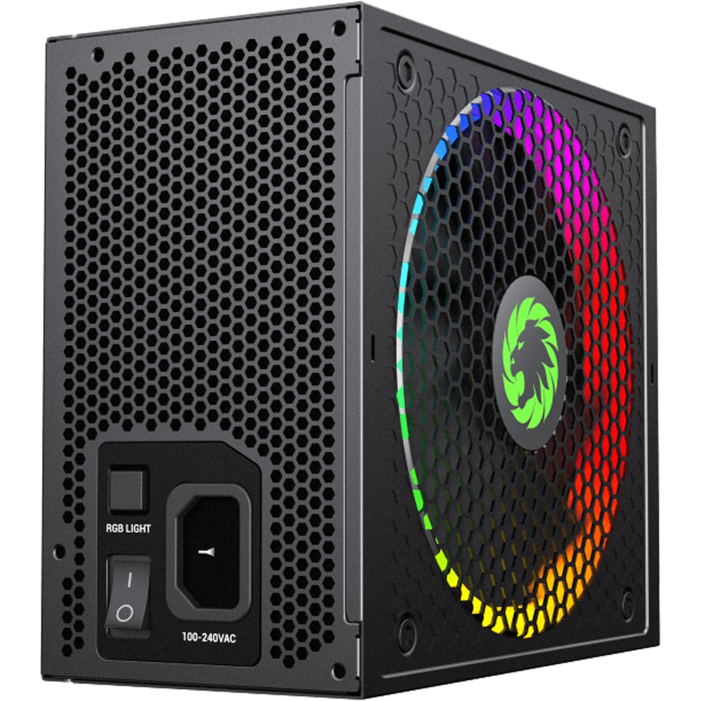 Sursa PC GAMEMAX RGB 850 PRO, 850W, 140mm, 80 Plus Gold, Full Modular