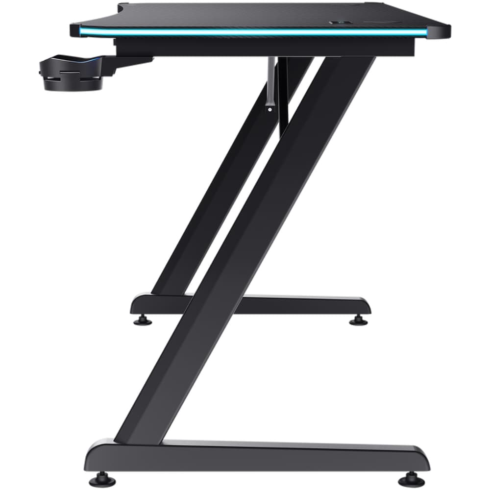 Birou Gaming TRUST GXT 709 Luminus, RGB, negru
