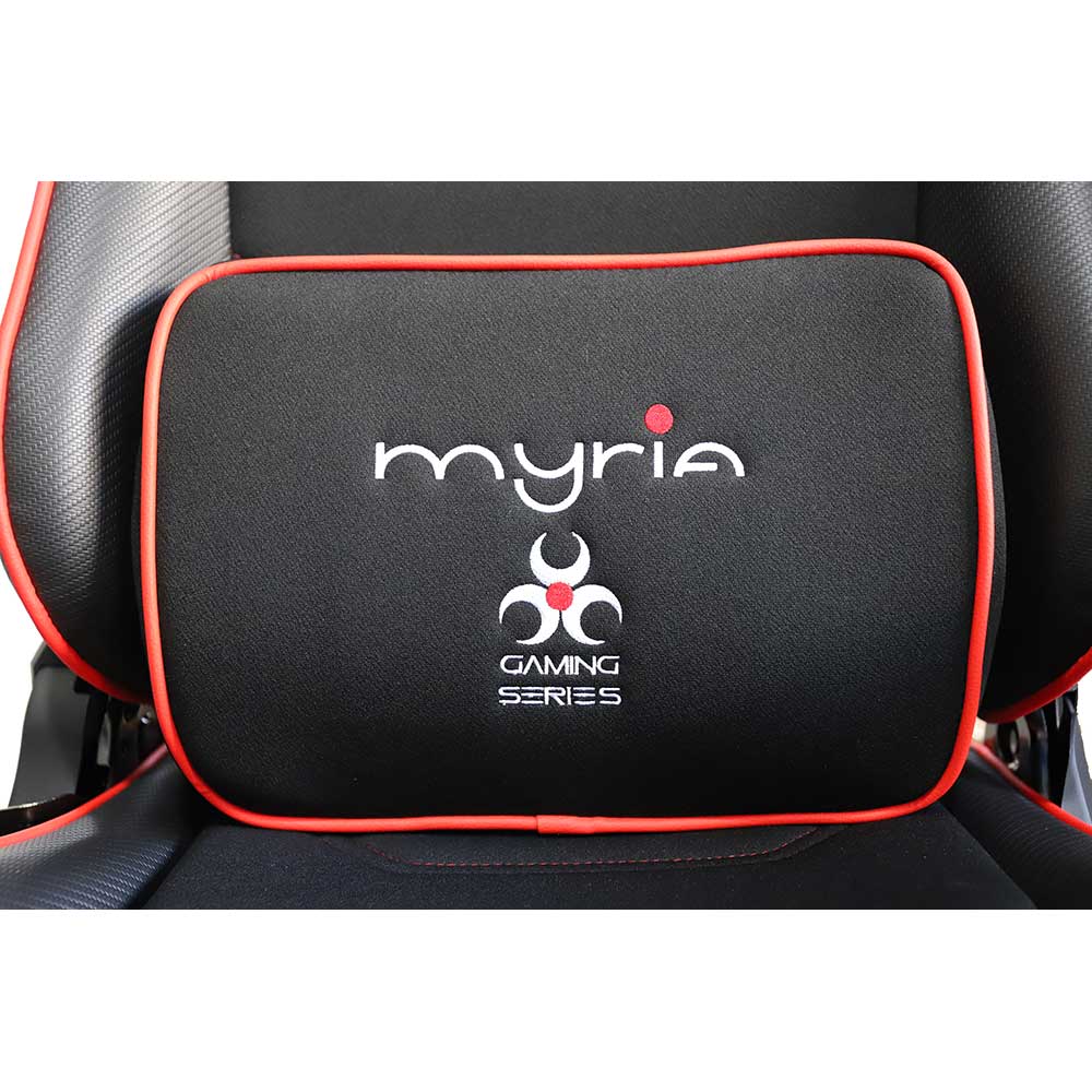 Scaun Gaming MYRIA MG7421, negru-rosu