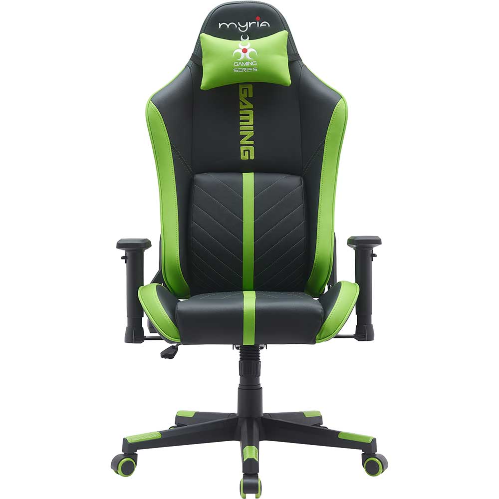 Scaun Gaming MYRIA MG7422, negru-verde