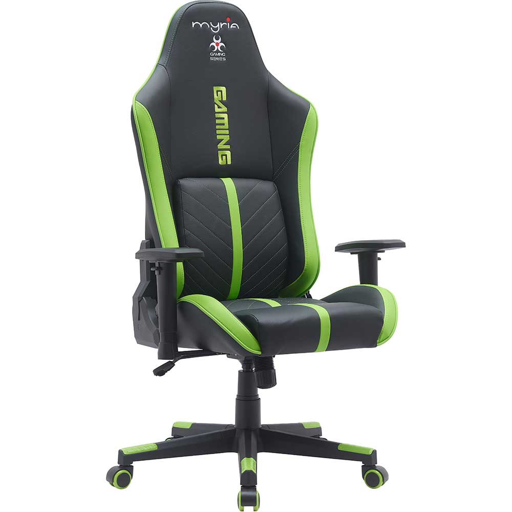Scaun Gaming MYRIA MG7422, negru-verde