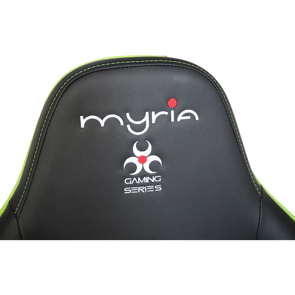 Scaun Gaming MYRIA MG7422, negru-verde