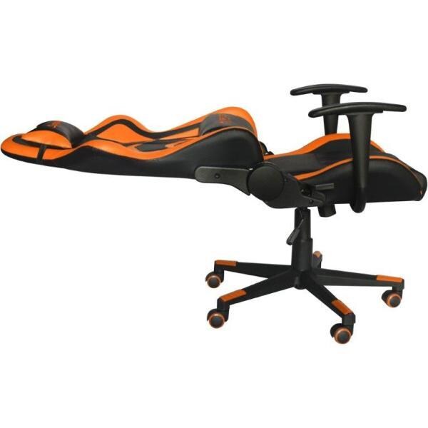 Scaun gaming MARVO CH-106, negru - portocaliu