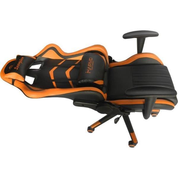 Scaun gaming MARVO CH-106, negru - portocaliu