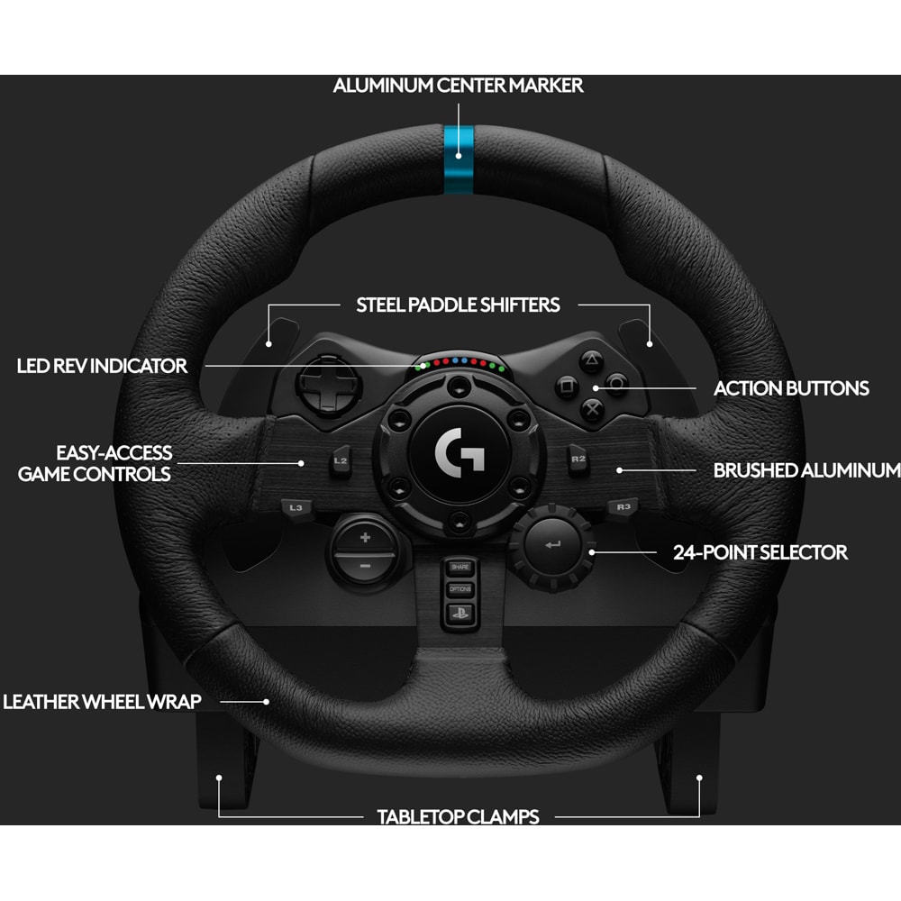 Volan gaming LOGITECH TrueForce G923 (PC/PS4/PS5)
