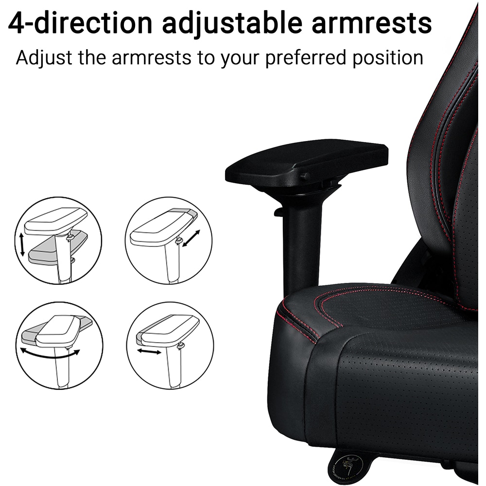 Scaun Gaming ASUS ROG Chariot X Core Wide SL301CW, negru
