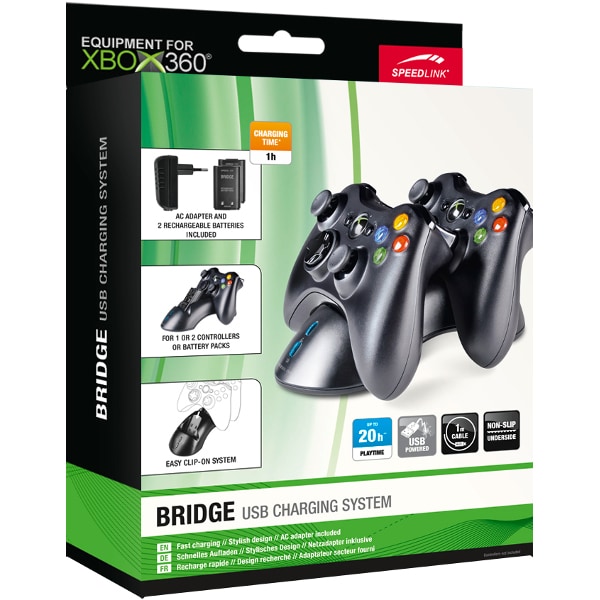 Kit incarcare SPEEDLINK SL-2308-BK pentru controller Xbox 360 