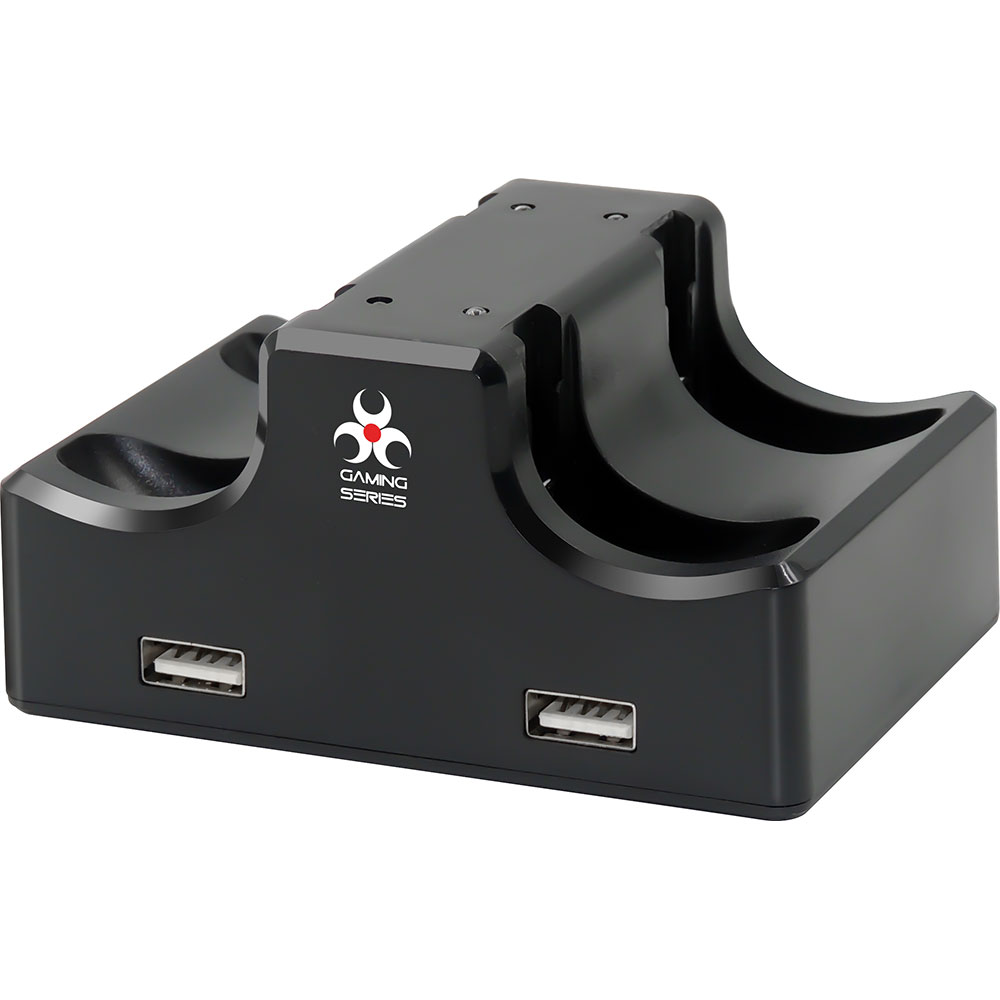 Statie de incarcare MYRIA MG7429 pentru controller Nintendo Switch Joy-Con, negru