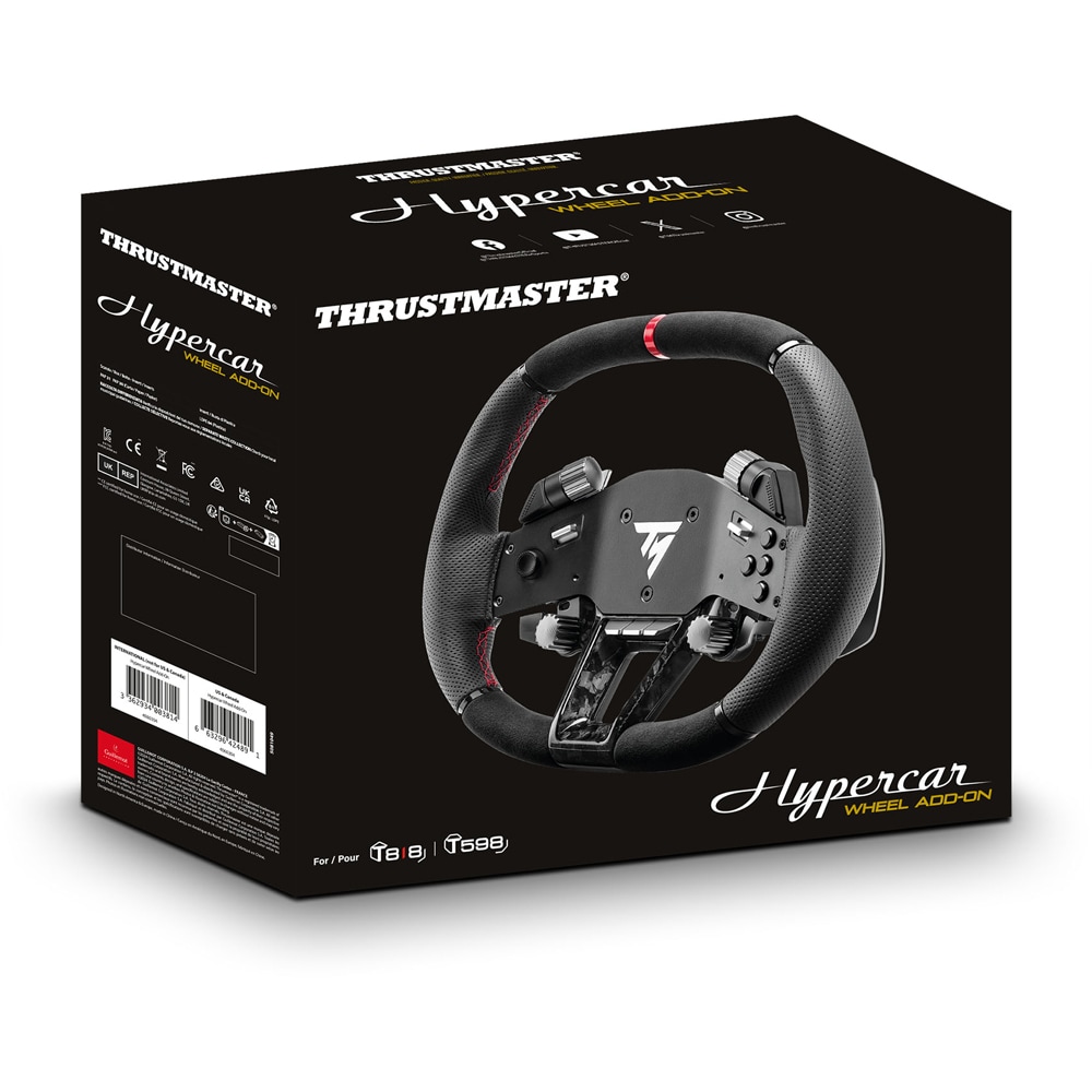 Volan Gaming THRUSTMASTER Hypercar Wheel Add-On, PS5/PS4/Xbox Series/Xbox One/PC, negru