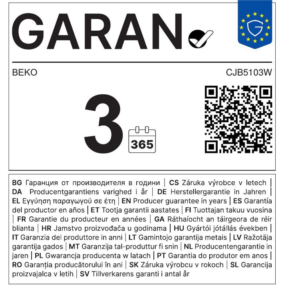 Storcator de citrice BEKO Foodster CJB5103W, 1l, 40W, 1 treapta viteza, alb-argintiu