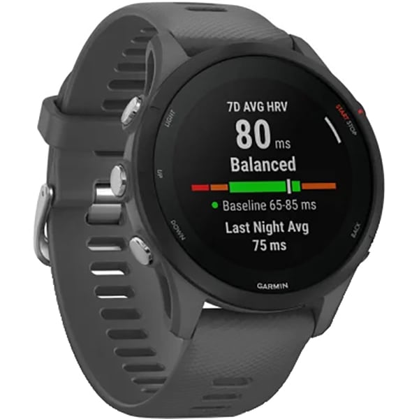 Smartwatch GARMIN Forerunner 255 46mm, GPS, Android/iOS, silicon, Slate Gray