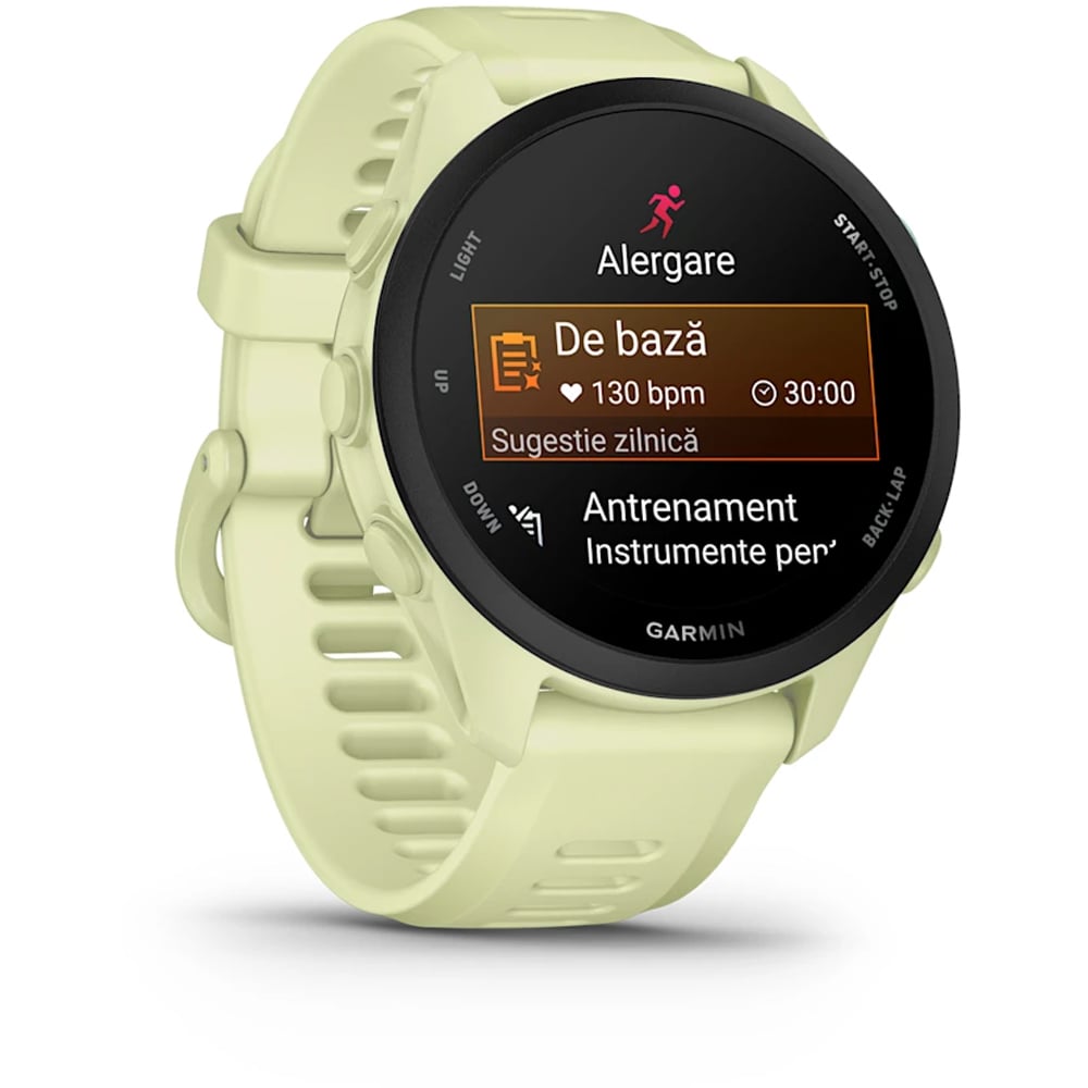 Smartwatch GARMIN Forerunner 70, 43mm, GPS, AMOLED, Android/iOS, silicon, Citrone