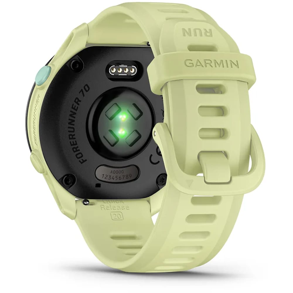 Smartwatch GARMIN Forerunner 70, 43mm, GPS, AMOLED, Android/iOS, silicon, Citrone