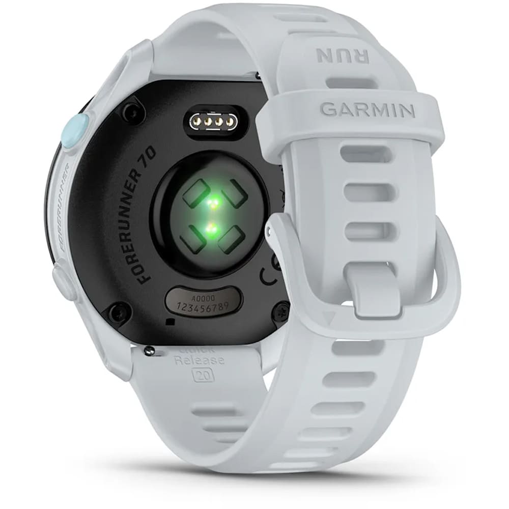 Smartwatch GARMIN Forerunner 70, 43mm, GPS, AMOLED, Android/iOS, silicon, Whitestone