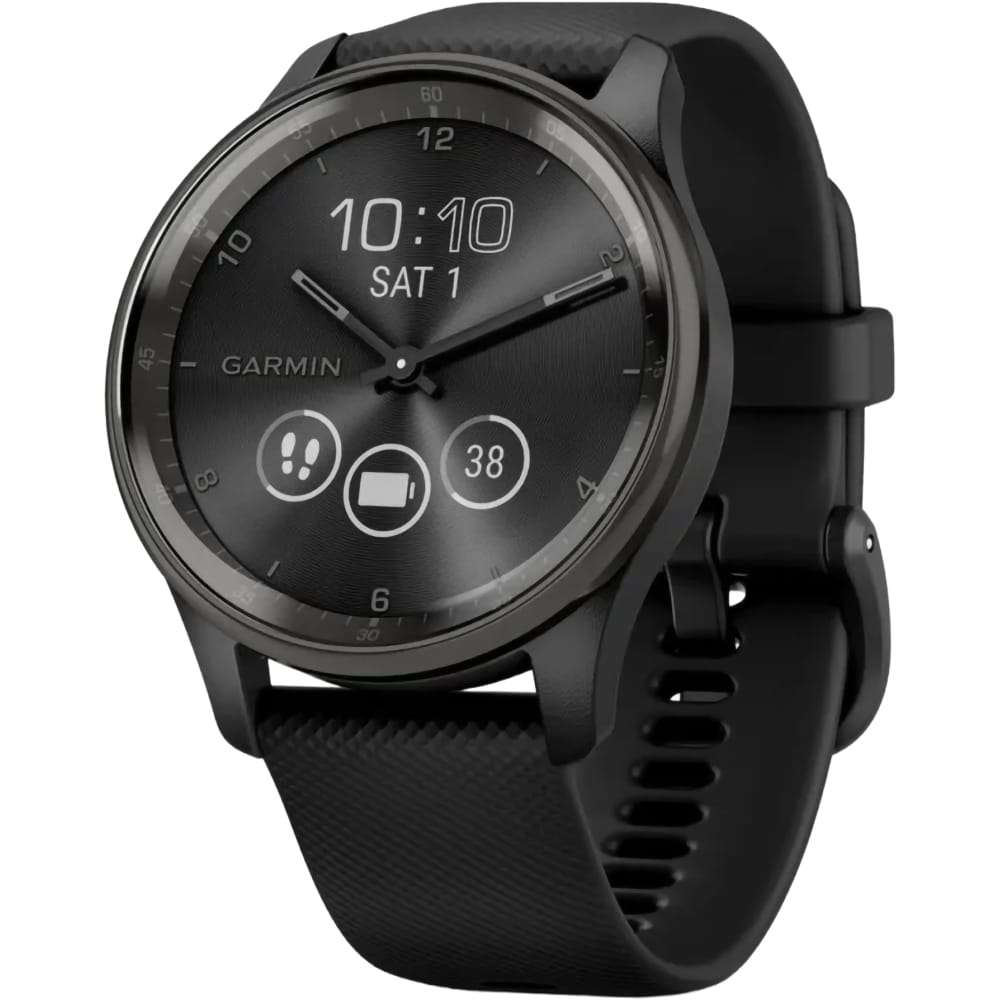 Smartwatch GARMIN Vivomove Trend, GPS, Android/iOS, silicon, Black