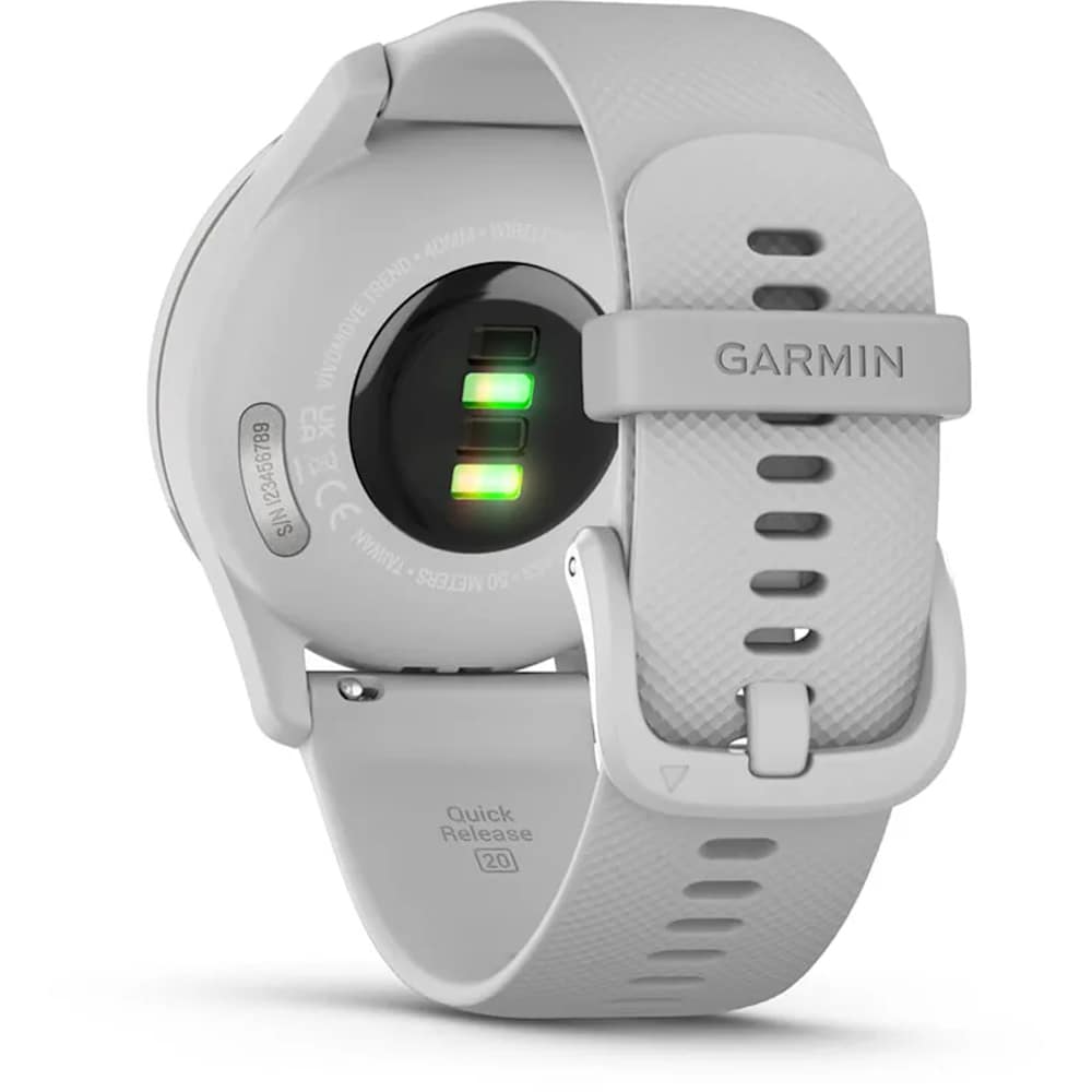 Smartwatch GARMIN Vivomove Trend, GPS, Android/iOS, silicon, Mist Grey