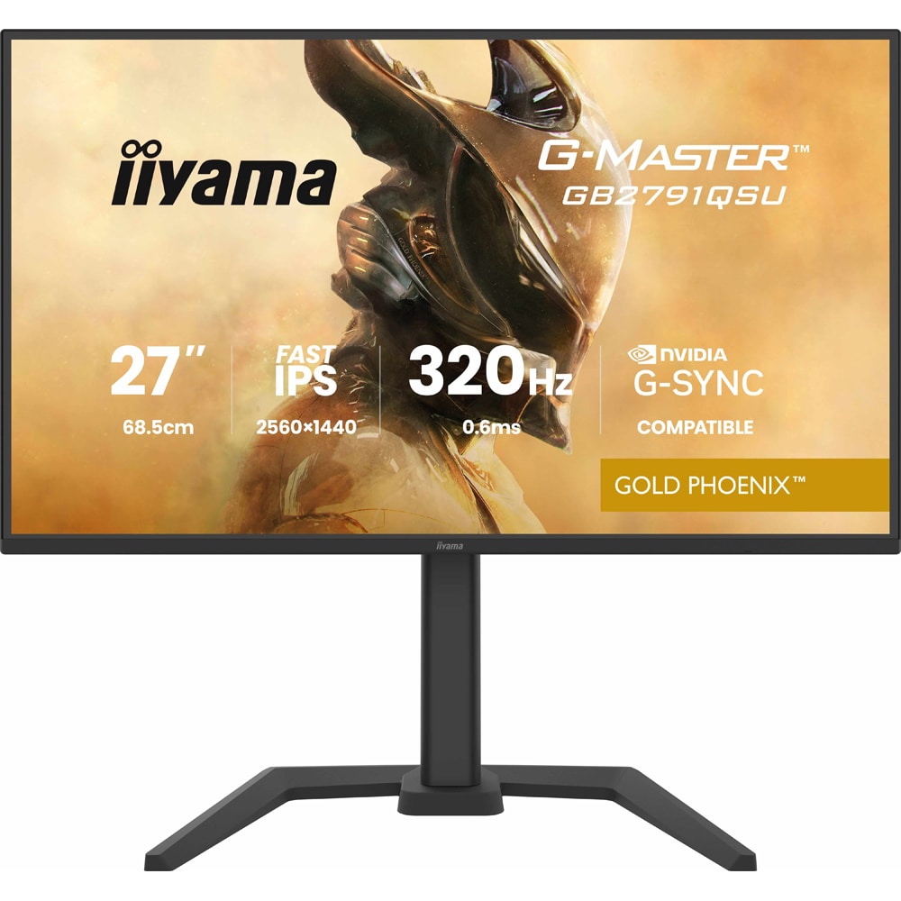 Monitor Gaming LED Fast IPS IIYAMA G-Master GB2791QSU-B1, 27", QHD, 320Hz, negru