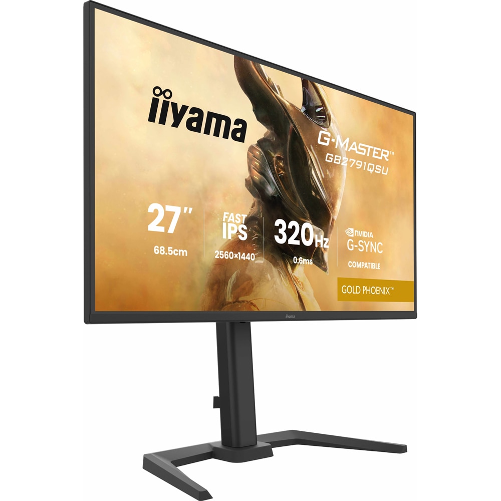 Monitor Gaming LED Fast IPS IIYAMA G-Master GB2791QSU-B1, 27", QHD, 320Hz, negru