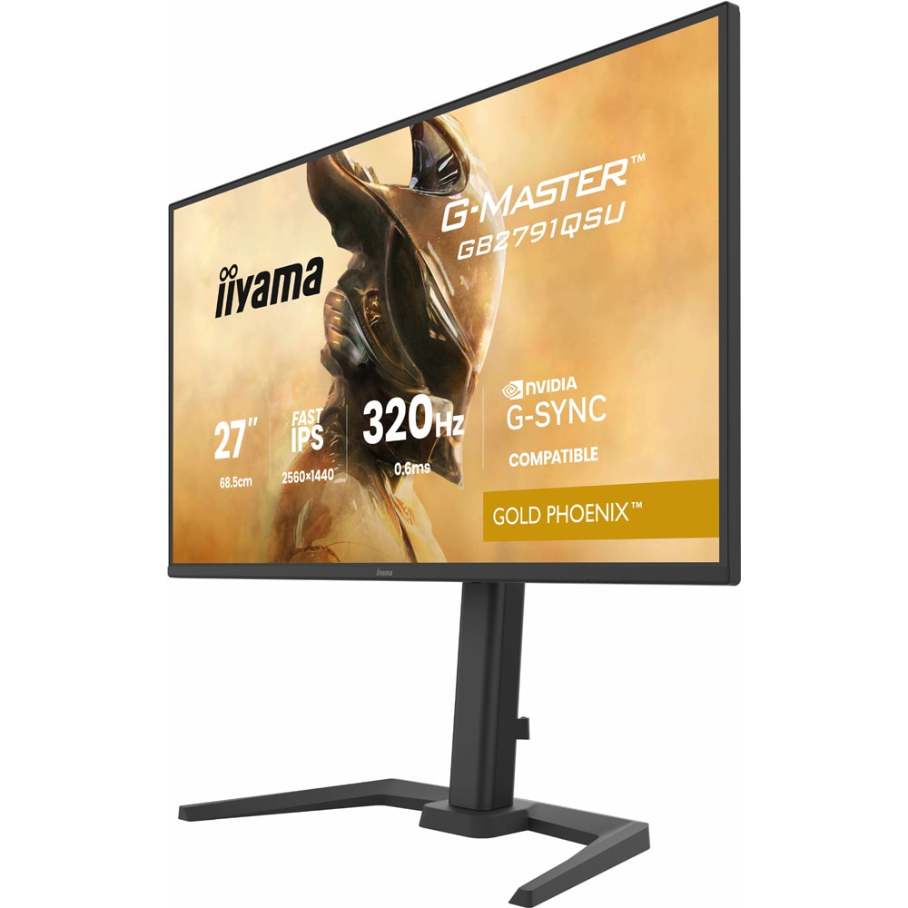 Monitor Gaming LED Fast IPS IIYAMA G-Master GB2791QSU-B1, 27", QHD, 320Hz, negru