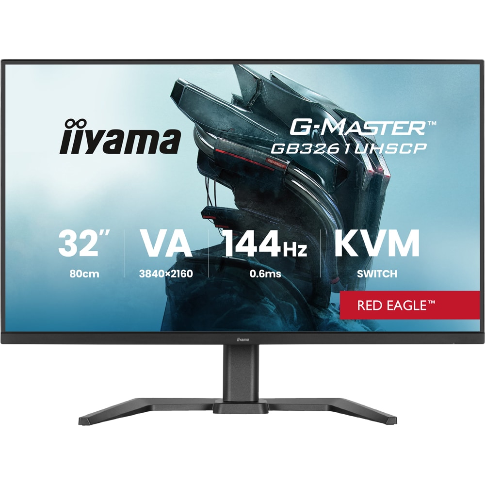Monitor Gaming LED VA IIYAMA G-Master GB3261UHSCP-B1, 31.5", 4K UHD, 144Hz, FreeSync Premium, HDR, negru