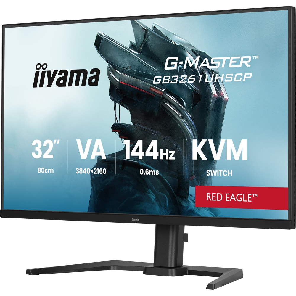 Monitor Gaming LED VA IIYAMA G-Master GB3261UHSCP-B1, 31.5", 4K UHD, 144Hz, FreeSync Premium, HDR, negru