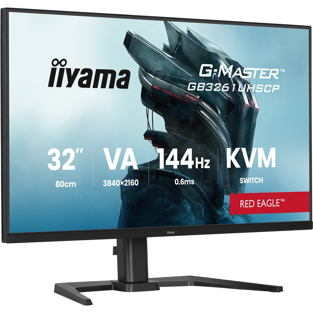 Monitor Gaming LED VA IIYAMA G-Master GB3261UHSCP-B1, 31.5", 4K UHD, 144Hz, FreeSync Premium, HDR, negru