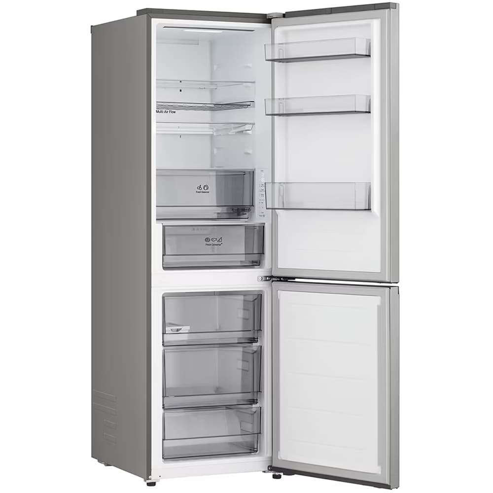 Combina frigorifica LG GBBS312CPY, No Frost, 333 l, H 186 cm, Clasa C, ThinQ, argintiu