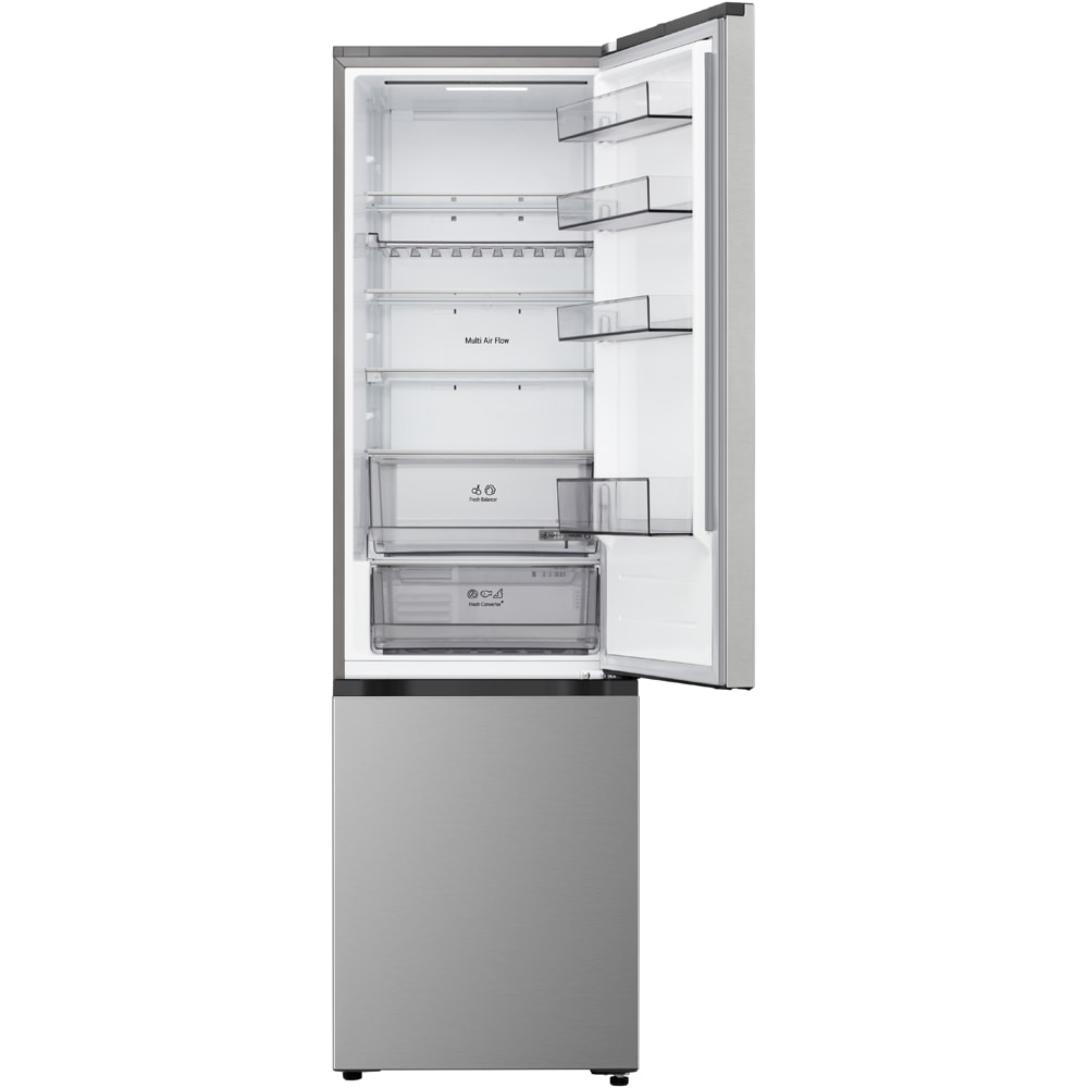 Combina frigorifica LG GBBS322APY, No Frost, 375 l, H 203 cm, Clasa A, ThinQ, argintiu