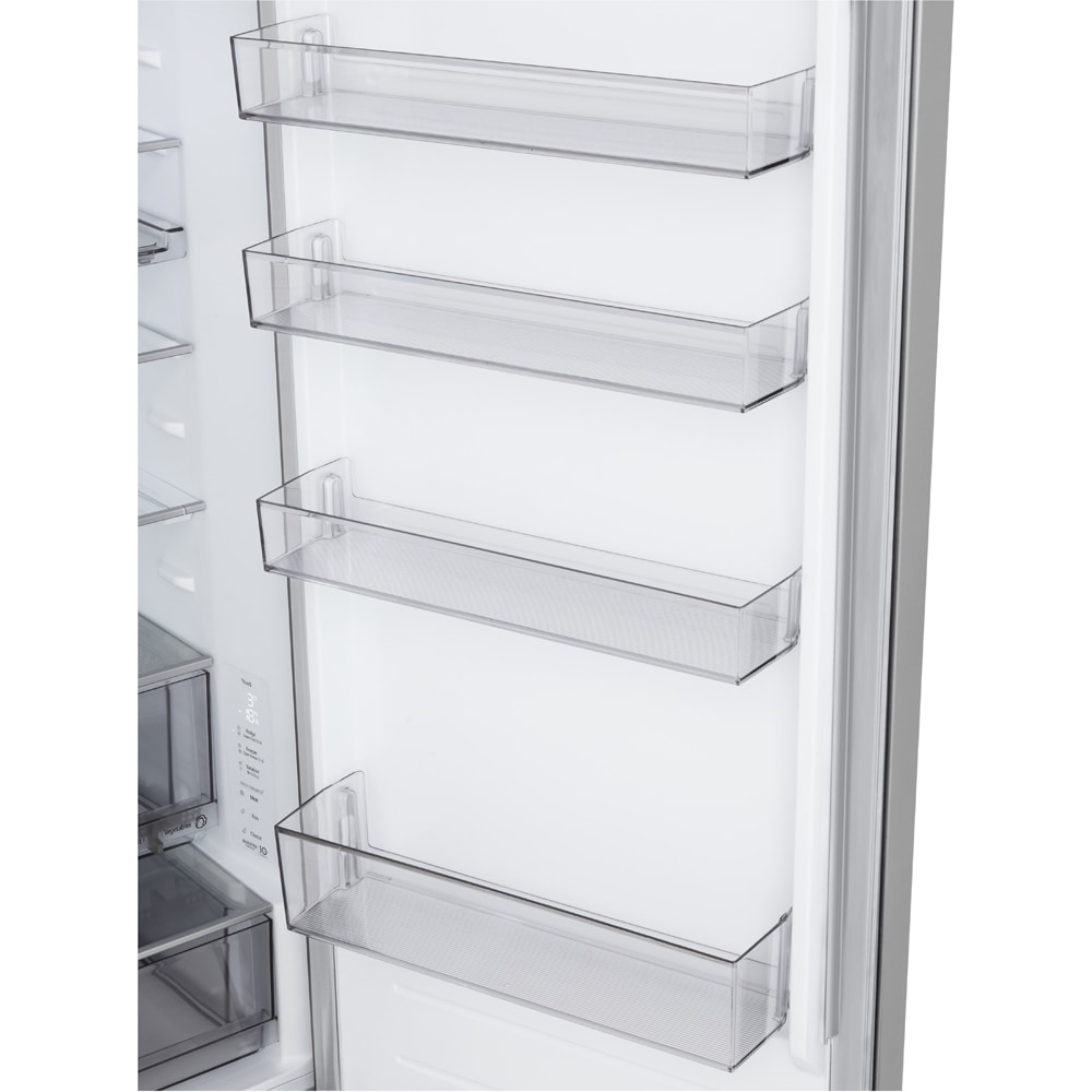 Combina frigorifica LG GBBS322APY, No Frost, 375 l, H 203 cm, Clasa A, ThinQ, argintiu