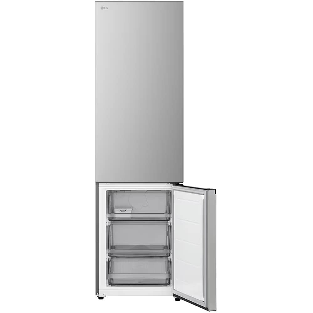 Combina frigorifica LG GBBS322CPY, No Frost, 375 l, H 203 cm, Clasa C, ThinQ, argintiu