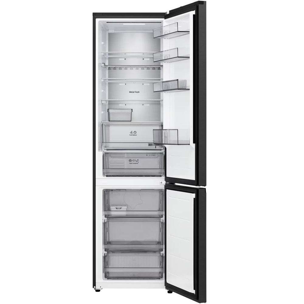 Combina frigorifica LG GBBS524CEV, No Frost, 375 l, H 203 cm, Clasa C, ThinQ, negru