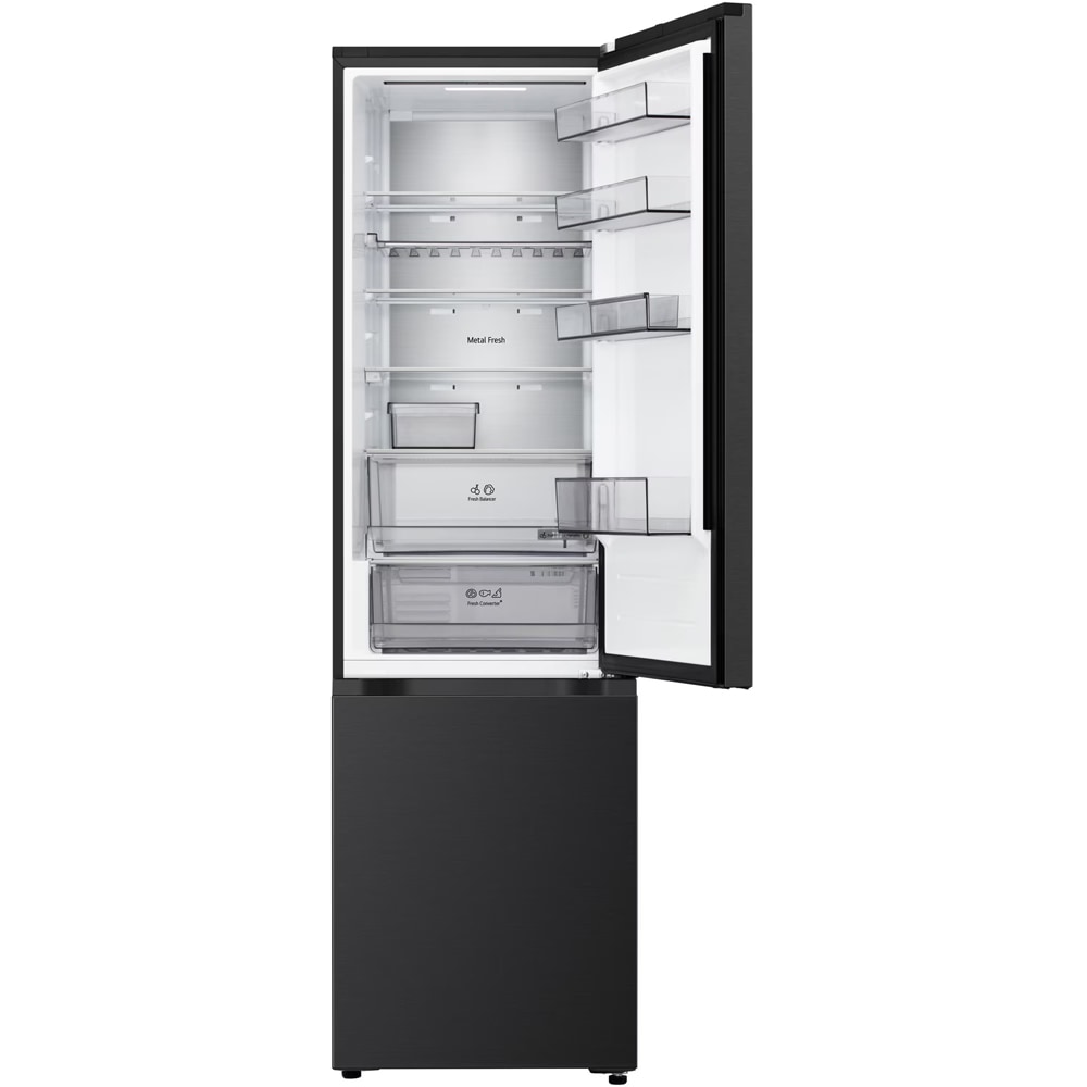 Combina frigorifica LG GBBS524CEV, No Frost, 375 l, H 203 cm, Clasa C, ThinQ, negru