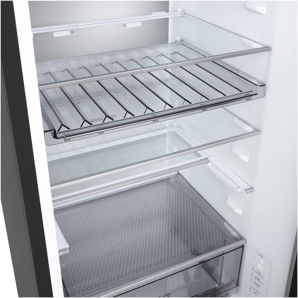 Combina frigorifica LG GBBS524CEV, No Frost, 375 l, H 203 cm, Clasa C, ThinQ, negru