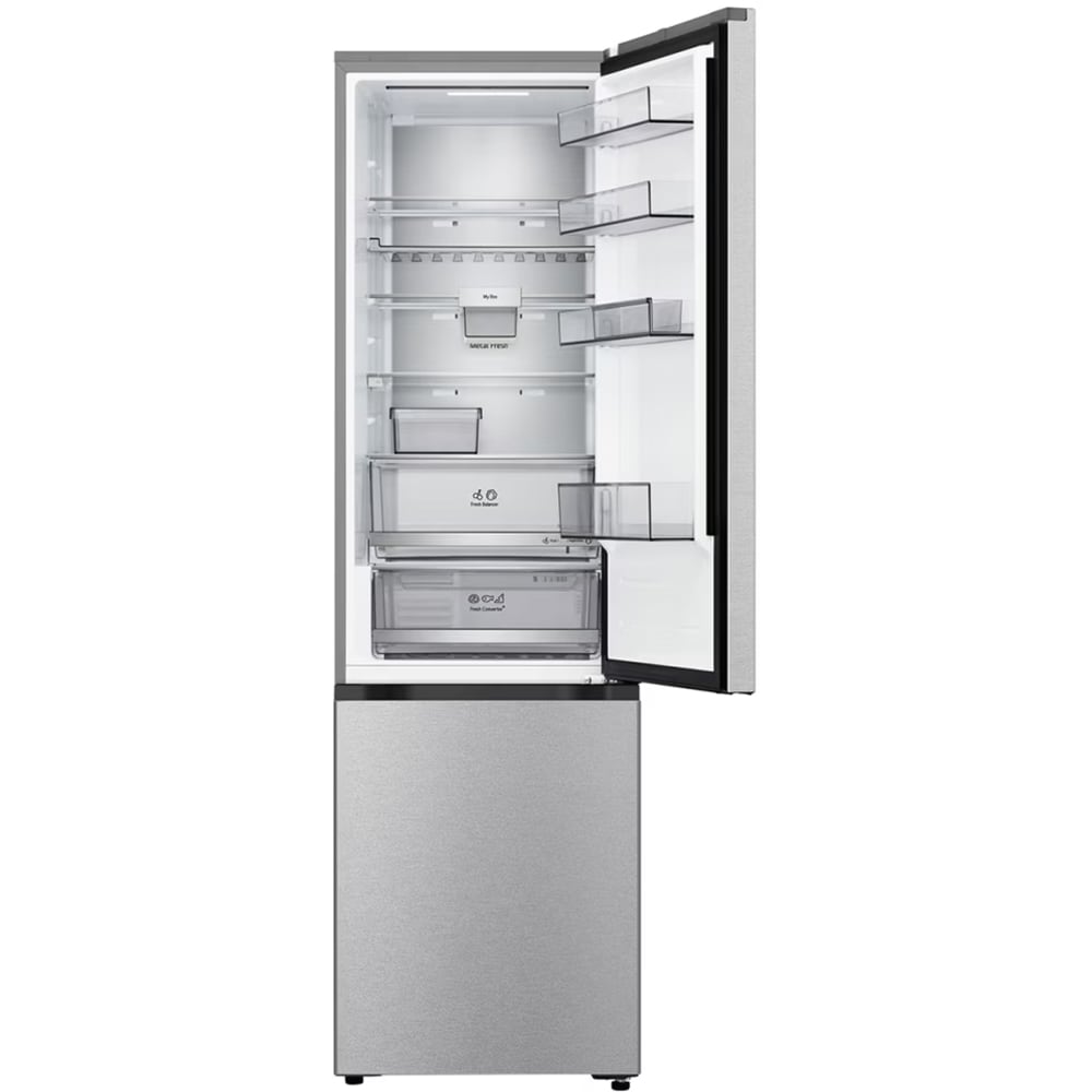 Combina frigorifica LG GBBS726AMB, No Frost, 375 l, H 203 cm, Clasa A, ThinQ, argintiu